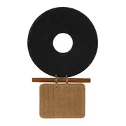 ADORNO PAREDE ADINKRA - PRETO/MULTICOR - Foto 1