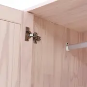 GUARDA-ROUPA DE SOLTEIRO 2 PORTAS/1 GAVETA TIMBER - BRANCO LAVADO - Foto 14