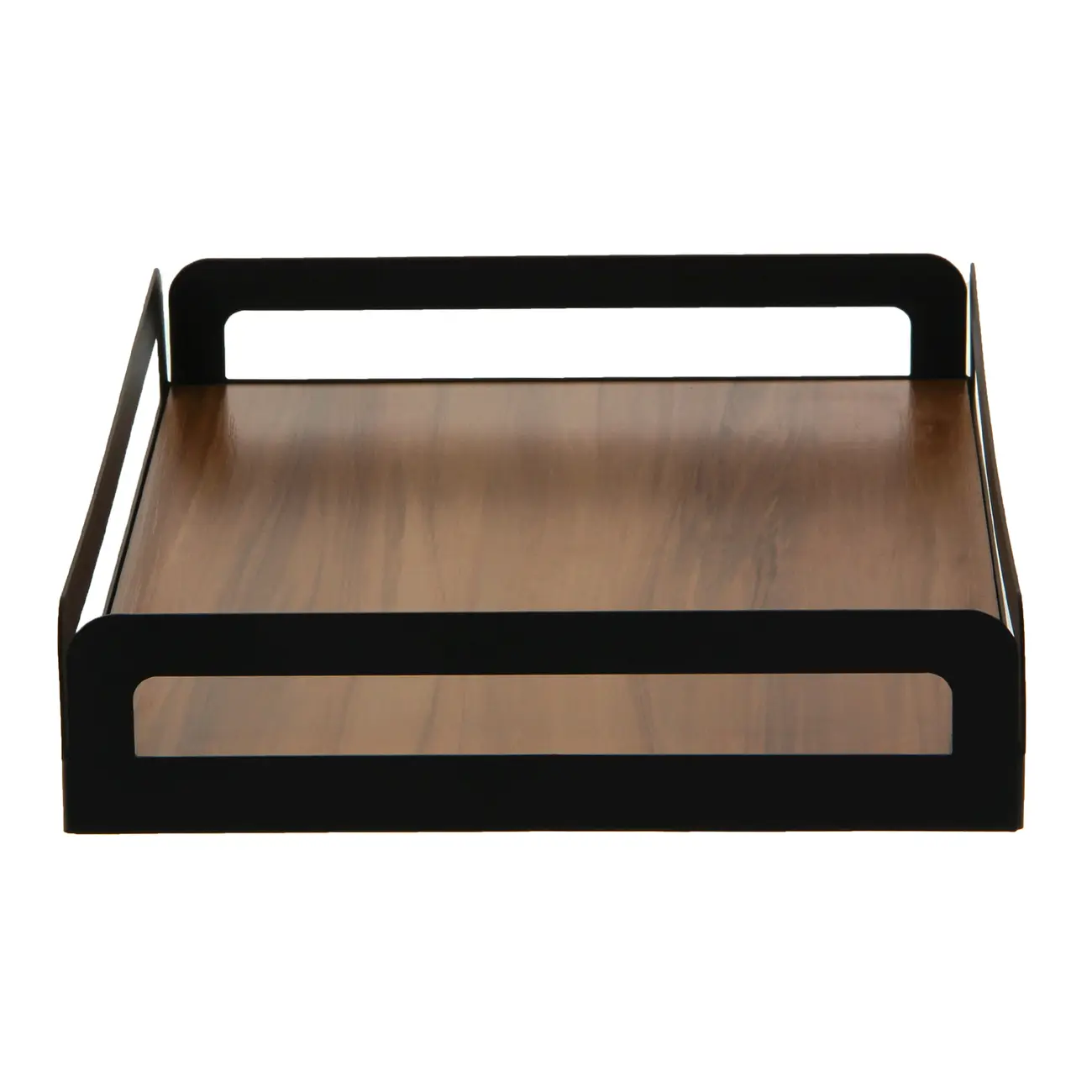 BANDEJA 32 CM X 22 CM MAXS - PRETO/NOZES - Foto 3