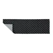 CAMINHO DE MESA 45 CM X 1,42 M CAVEIRA - PRETO/BRANCO - Foto 2