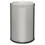 LIXEIRA 7 L BANDON - INOX/PRETO - Foto 1