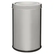 LIXEIRA 7 L BANDON - INOX/PRETO - Foto 1