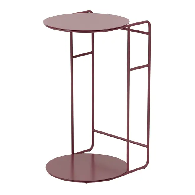 MESA LATERAL 33 CM X 36 CM NOLA - RUBY MOCHA - Foto 2