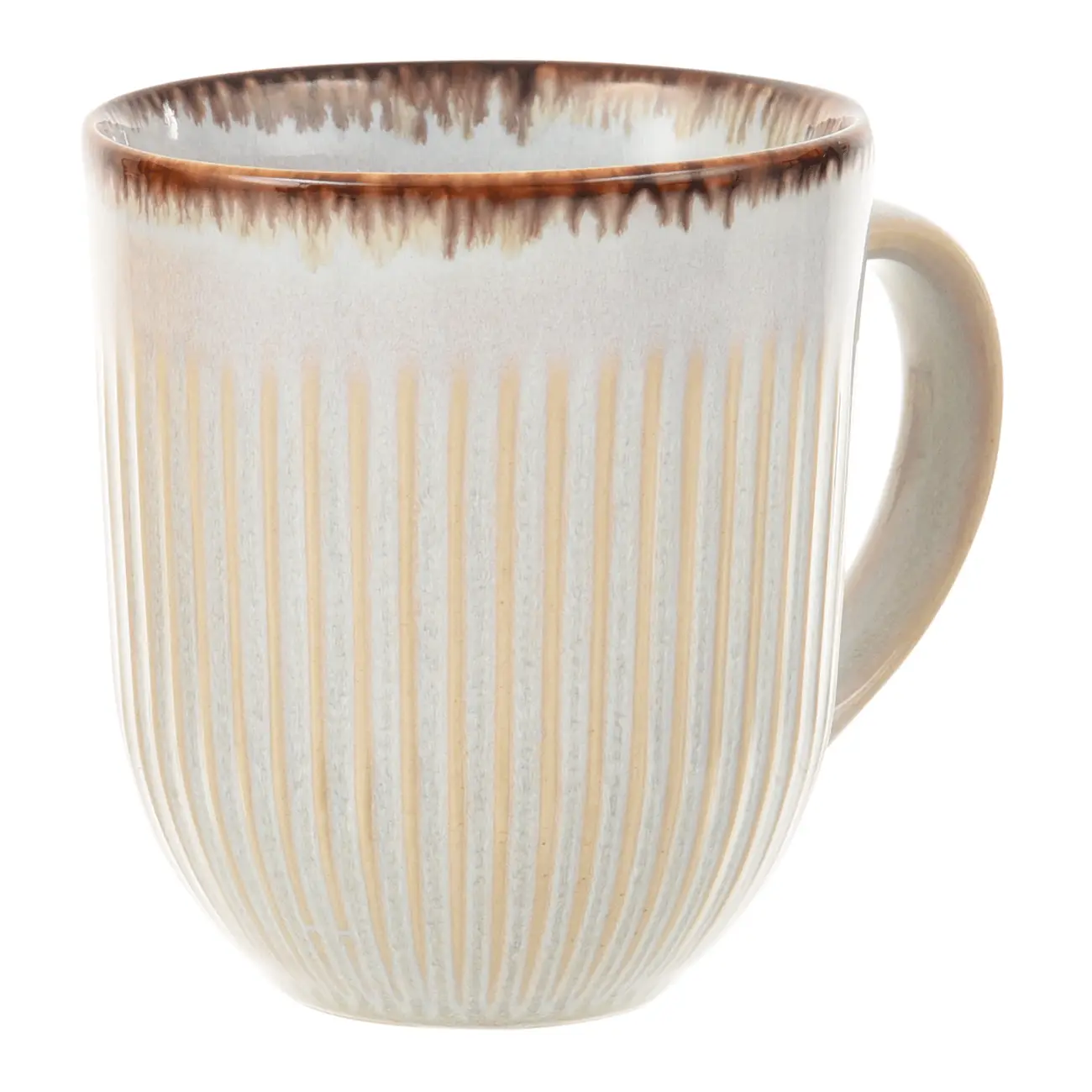 CANECA 380 ML VERSAILLES - CINZA/MARROM - Foto 3