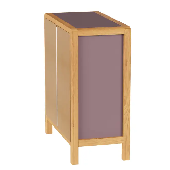 CÔMODA 4 GAVETAS 90 CM X 45 CM KANT - RUBY MOCHA/AMÊNDOA - Foto 4
