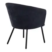 POLTRONA FLAPPER - PRETO/GALAXY BLUE - Foto 4