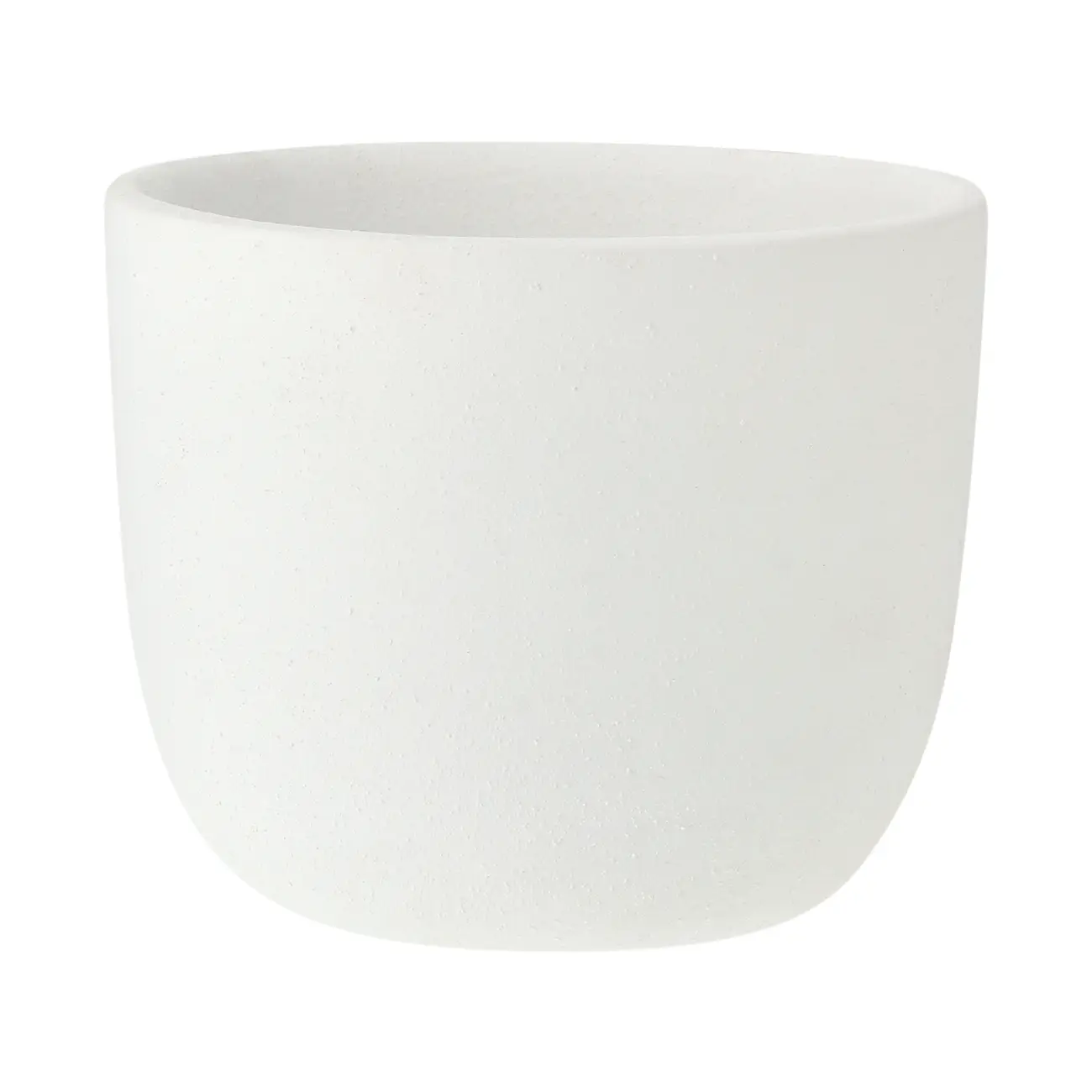 CACHEPÔ 14 CM JAPI - BRANCO - Foto 1
