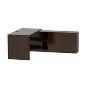 MESA COM BALCÃO 1 PORTA DE CORRER 1,80 M X 1,87 M BOSS - TABACO/TABACO - Foto 17