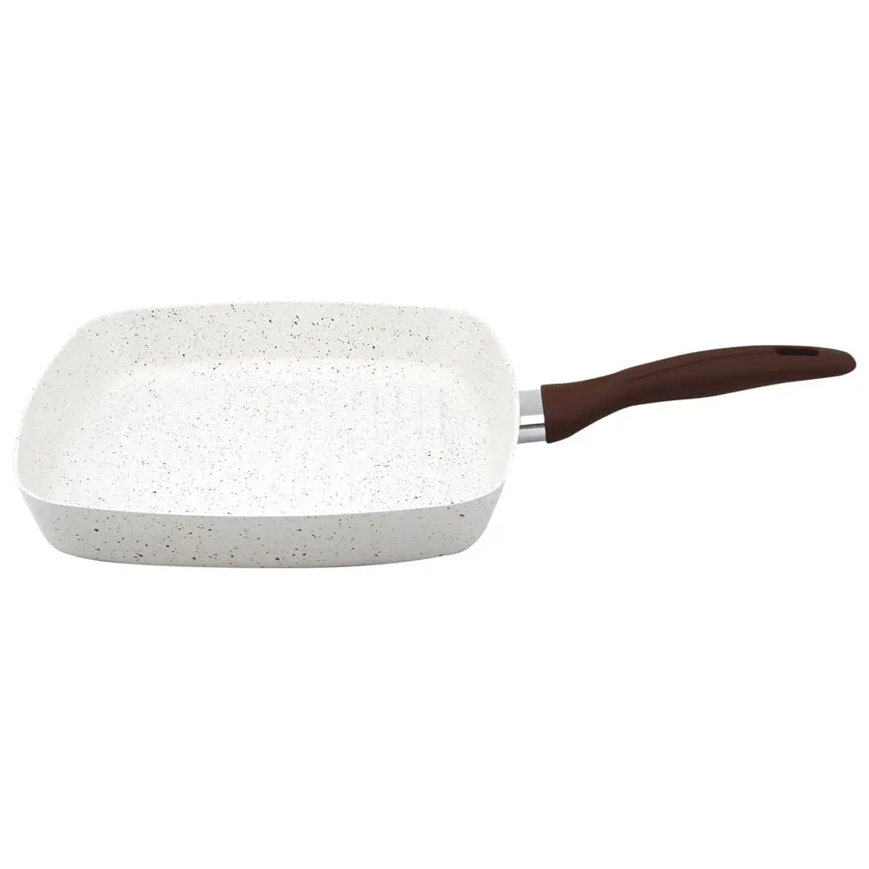 GRILL 26 CM CERAMIC LIFE SMART PLUS - CREAM/MARROM - Foto 1