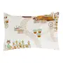 FRONHA INFANTIL 50 CM X 70 CM FEIRA DOS BICHOS - CASCA DE URUCUM/MULTICOR - Foto 3
