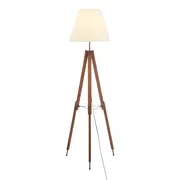 LUMINÁRIA DE CHÃO TRIPÉ C/CUP W - NOZES/ZINCO - Foto 2