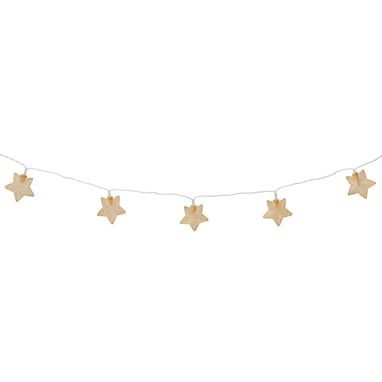 CORDÃO LED ESTRELA COM 10 LUZES VILAREJO NOEL - CREAM - Foto 1