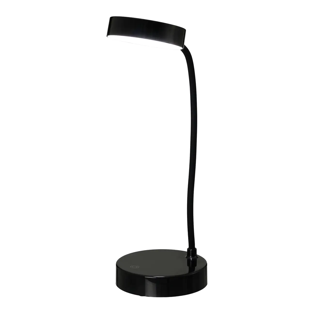 LUMINÁRIA DE MESA LED RECARREGÁVEL PUCK - PRETO - Foto 3
