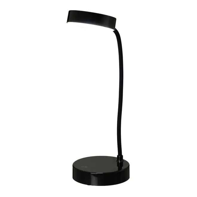 LUMINÁRIA DE MESA LED RECARREGÁVEL PUCK - PRETO - Foto 3