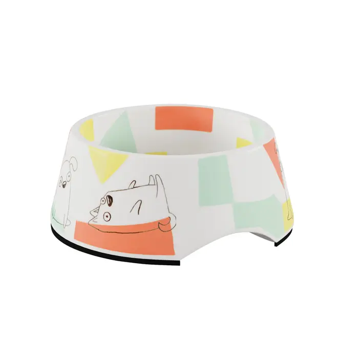 COMEDOURO PARA PET 19 CM BALOO - CORES CALEIDOCOLOR/INOX - Foto 28