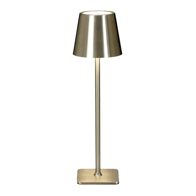 LUMINÁRIA DE MESA LED RECARREGÁVEL KROM - INOX - Foto 8