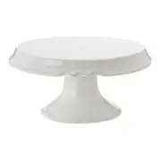 PRATO PARA BOLO COM PÉ 27 CM TRÉSOR - BRANCO - Foto 2