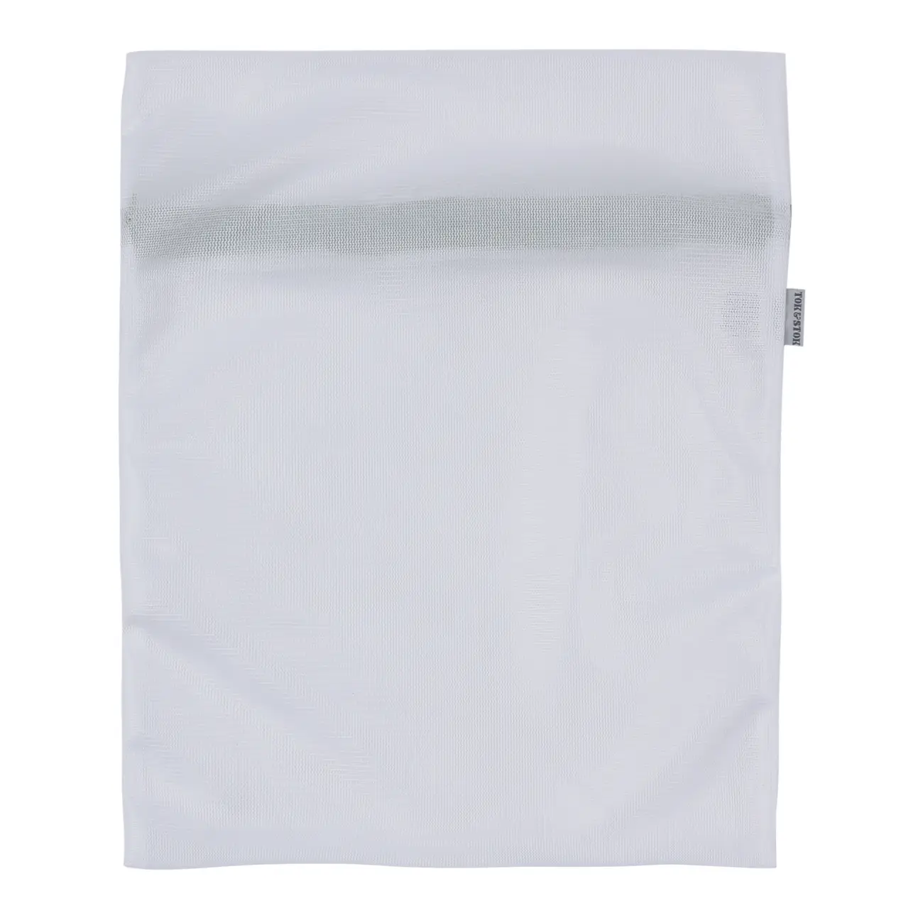 SACO PROTETOR PARA LAVAR ROUPA 40 CM X 31 CM SAFE - BRANCO/SÁLVIA - Foto 4
