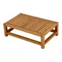 MESA DE CENTRO/LATERAL 88 CM X 50 CM PIPA - CASTANHA DE CAJU - Foto 5