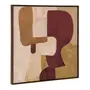 ABSTRACTION QUADRO 83 CM X 83 CM - MARROM/CHAMPANHE - Foto 2