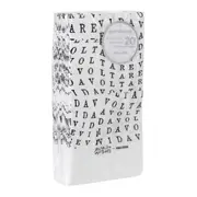 GUARDANAPO 39 CM X 39 CM PACOTE COM 20 PEÇAS TUDO OU TUDO - BRANCO/PRETO - Foto 2