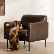 MANTA PARA SOFÁ 1 M X 1,45 M OFFCUTS - MARROM/AMARELO HANBAR - Foto 8