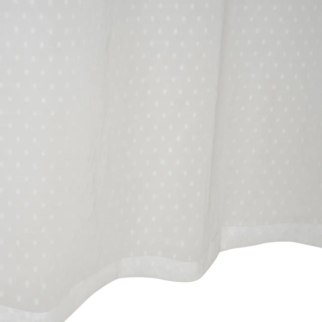 CORTINA 2 PEÇAS 1,30 M X 2,30 M VOIL POIS - OFF WHITE - Foto 3