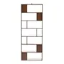 ESTANTE/DIVISÓRIA 80 CM X 2,12 M BLOCK WOOD - NOZES - Foto 4