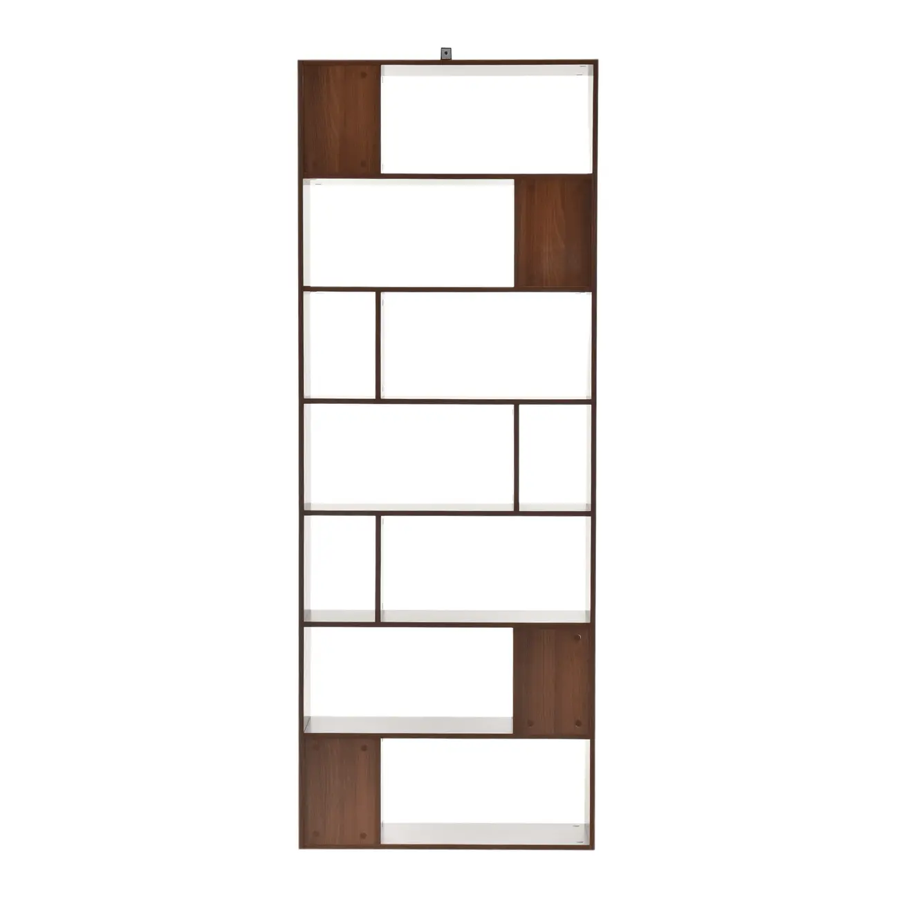 ESTANTE/DIVISÓRIA 80 CM X 2,12 M BLOCK WOOD - NOZES - Foto 4