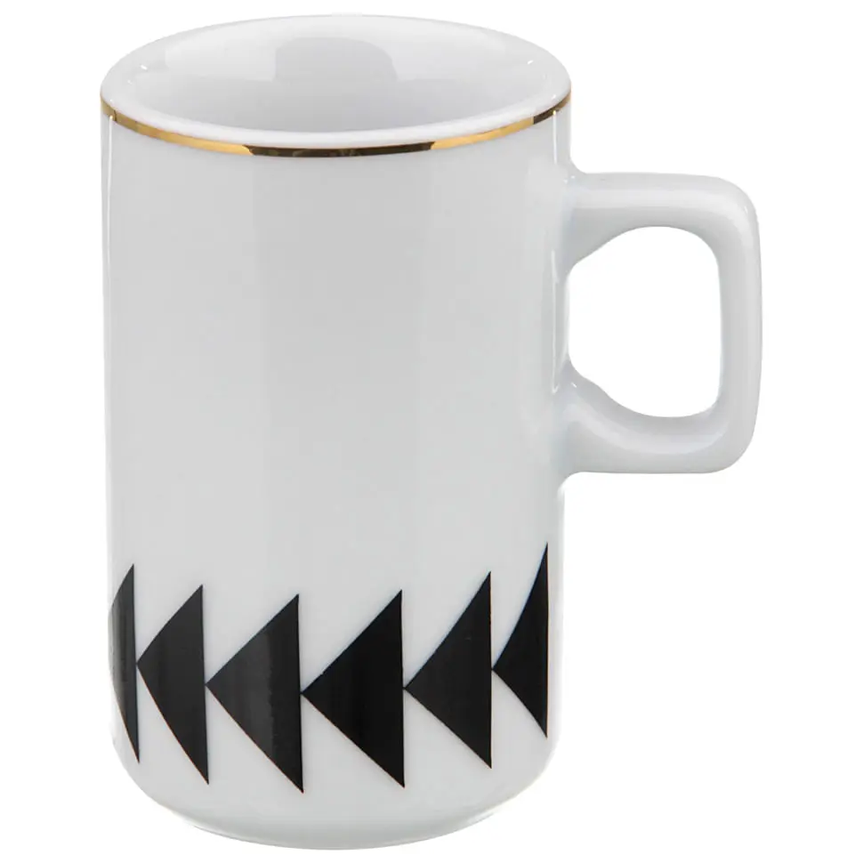 CANECA ESPRESSO 80 ML HIPFIX ARROW - PRETO/OURO - Foto 1