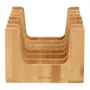 ORGANIZADOR DE PRATOS HORIZONTAL BAMBOO - BAMBU - Foto 3