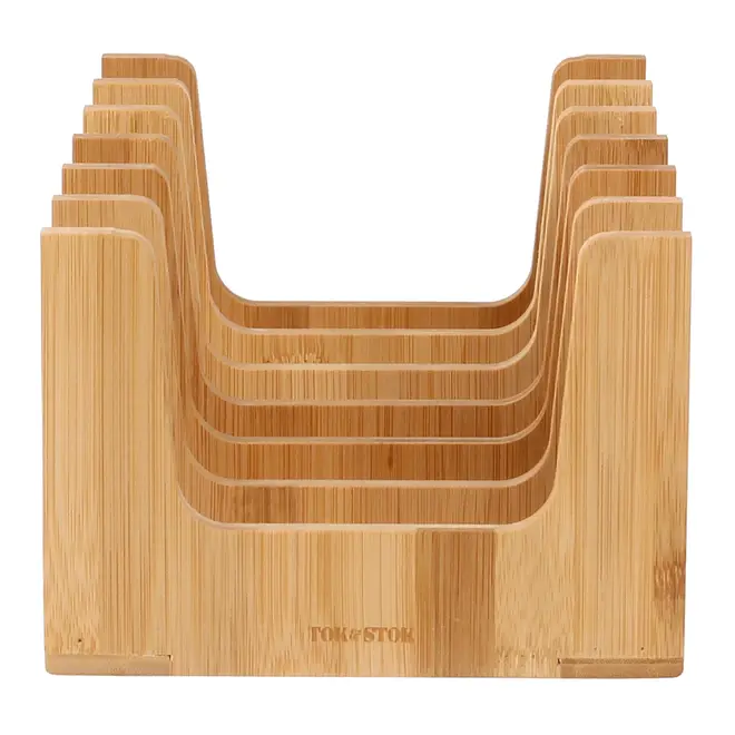 ORGANIZADOR DE PRATOS HORIZONTAL BAMBOO - BAMBU - Foto 3