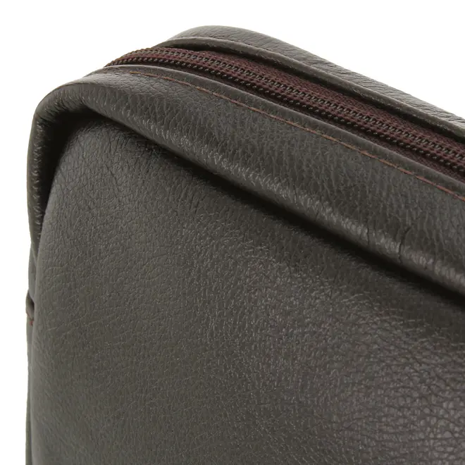 ORGANIZADOR DE CABOS ON THE GO - COURO MARROM DE LEI - Foto 6