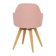 CADEIRA DE JANTAR GIRATÓRIA KLOE - TAUARI/QUARTZO ROSA - Foto 7