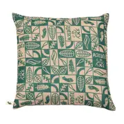 ALMOFADA 50 CM X 50 CM SETE ERVAS AXÉ - VERDE/ARGILA CRUA - Foto 2