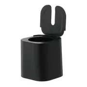 ESCOVA PARA BANHEIRO ZICHY - PRETO/INOX - Foto 7