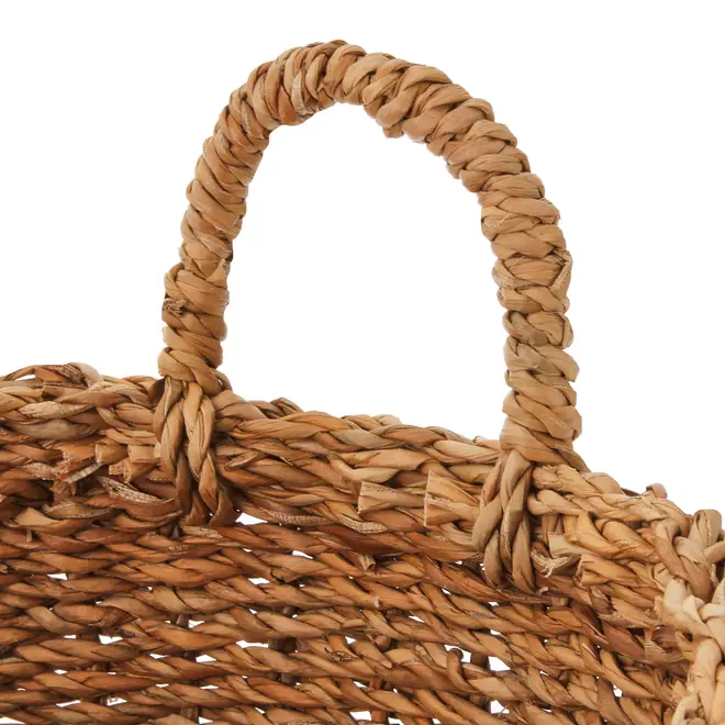 CESTO 30 CM X 30 CM X 29 CM TÂMIL - FIBRA NATURAL - Foto 3