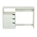 BRANCO/BRANCO - ESCRIVANINHA 3 GAVETAS 1,10 M X 40 CM WINK