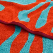TOALHA 90 CM X 1,50 M VIBRA VERÃO - VERDE ÁGUA/LARANJA - Foto 6