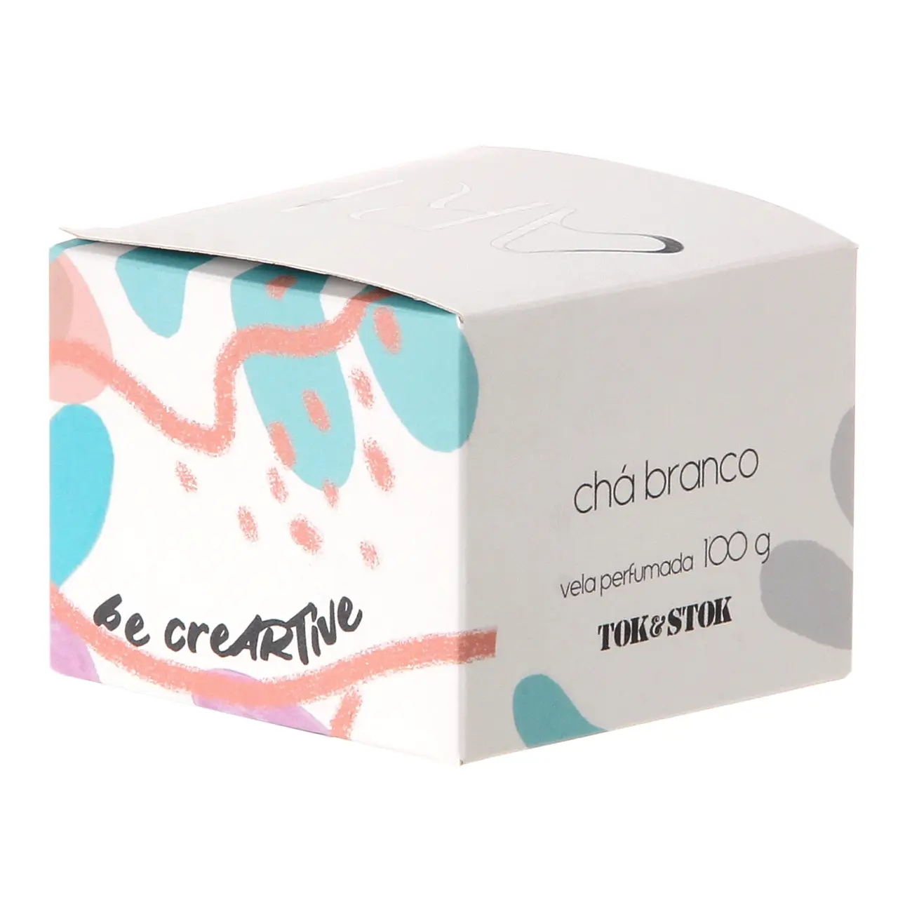 VELA PERFUMADA POTE CHÁ BRANCO ART - CORES CALEIDOCOLOR - Foto 3