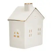 ADORNO CASINHA LED 10 CM NATAL ASTRAL - CREAM - Foto 3