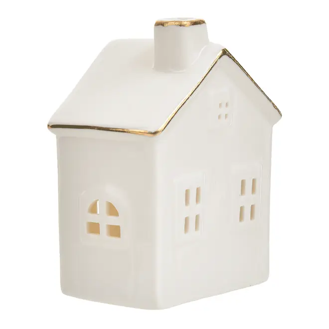 ADORNO CASINHA LED 10 CM NATAL ASTRAL - CREAM - Foto 3
