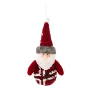 PINGENTE NOEL FOFO BORDAR, AMAR E CELEBRAR - VERMELHO/BRANCO - Foto 1