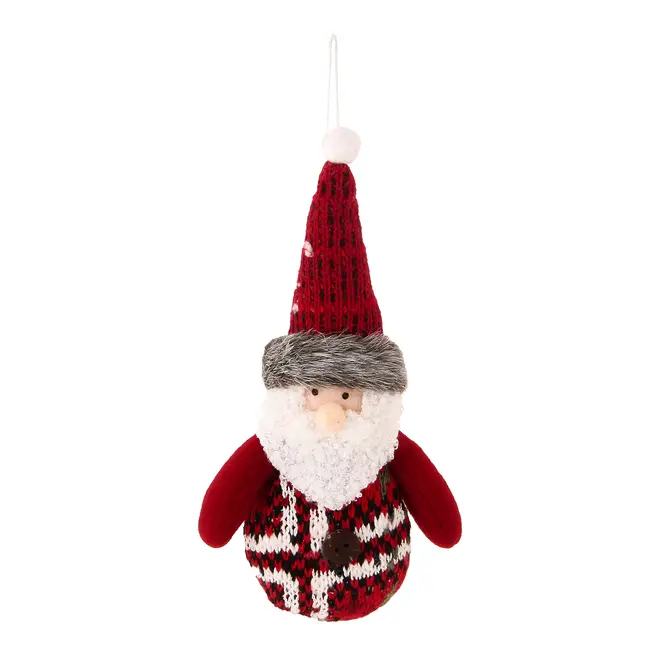 PINGENTE NOEL FOFO BORDAR, AMAR E CELEBRAR - VERMELHO/BRANCO - Foto 1