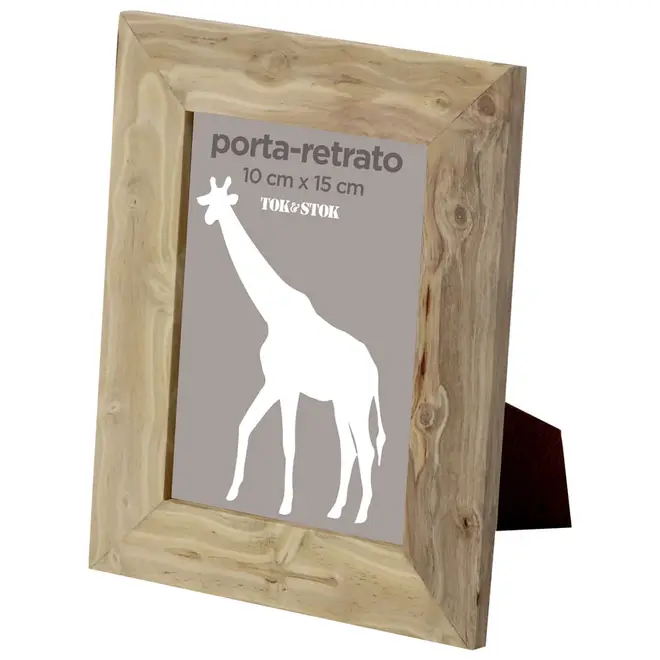 PORTA-RETRATO 10 CM X 15 CM CAFEZAL - KAFE MADEIRA - Foto 2