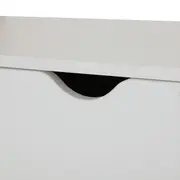 ARMÁRIO PARA ESCRITÓRIO ALTO 2 PORTAS LIN - BRANCO/NOZES - Foto 6