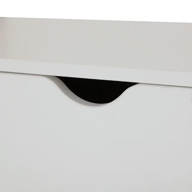 ARMÁRIO PARA ESCRITÓRIO ALTO 2 PORTAS LIN - BRANCO/NOZES - Foto 6