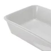TRAVESSA REFRATÁRIA 25 CM X 17 CM THEVY - BRANCO/BRANCO - Foto 4