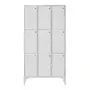 CONJ. 3 ARM LOCKER/ALTO/BAIXO SLEEK - BRANCO/GRANILITE - Foto 2