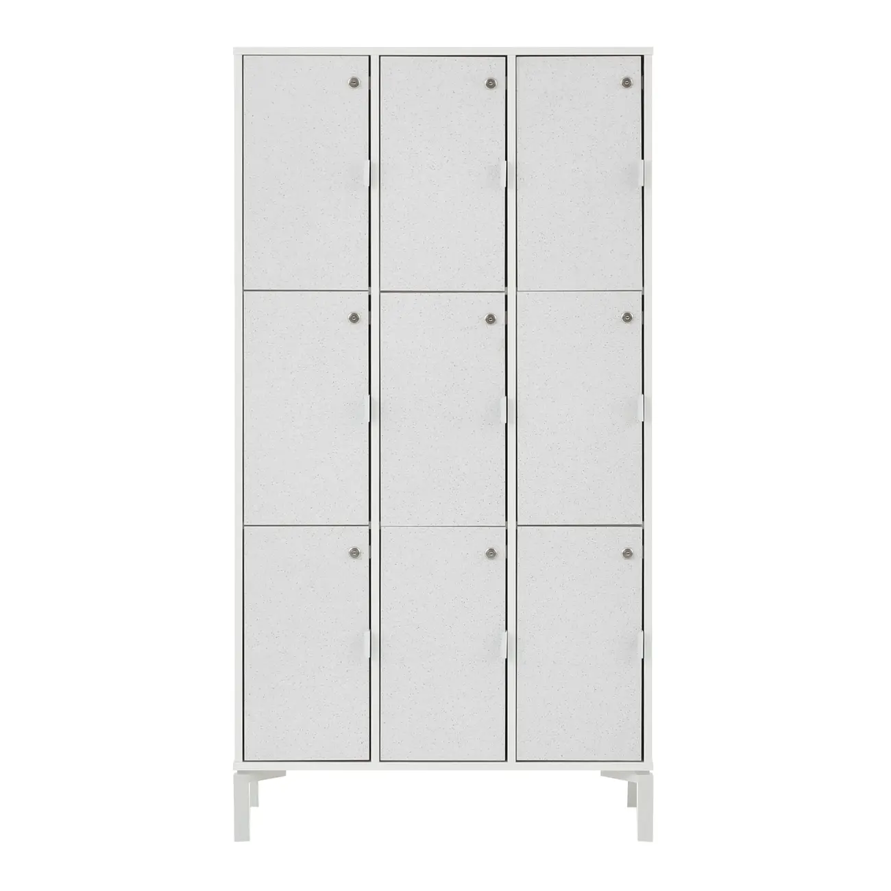 CONJ. 3 ARM LOCKER/ALTO/BAIXO SLEEK - BRANCO/GRANILITE - Foto 2